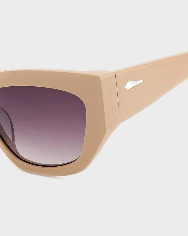 Sunglasses Women Gwyn BeigeViolet rag and bone