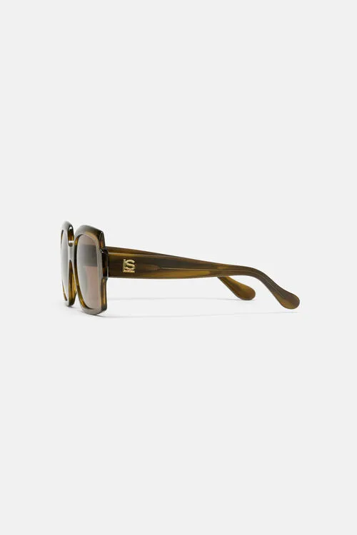 Sunglasses Women Xbarbara Xbarbara Military GreenGold Luisa Spagnoli Sunglasses Women Xbarbara Xbarbara Military GreenGold Luisa Spagnoli
