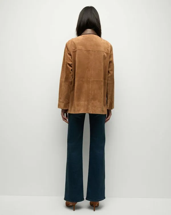 Suz Suede Dickey Chore Coat Whisky Women Veronica Beard Jackets and Outerwear Suz Suede Dickey Chore Coat Whisky Women Veronica Beard Jackets and Outerwear