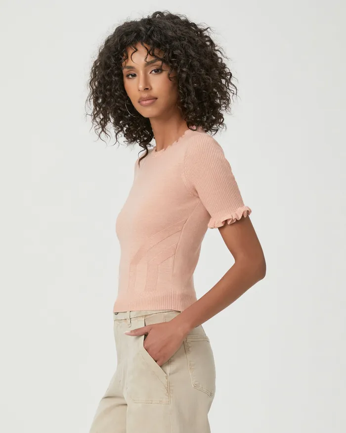 Sweaters and Sweatshirts Women Triste Sweater Top 8211 Peach Metallic PAIGE Sweaters and Sweatshirts Women Triste Sweater Top 8211 Peach Metallic PAIGE