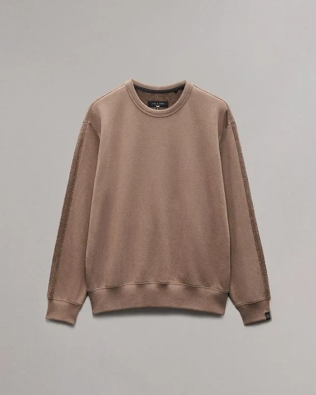 SweatersSweatshirts rag and bone Men RawEdge Cotton Sweatshirt BrownSmoke Grey