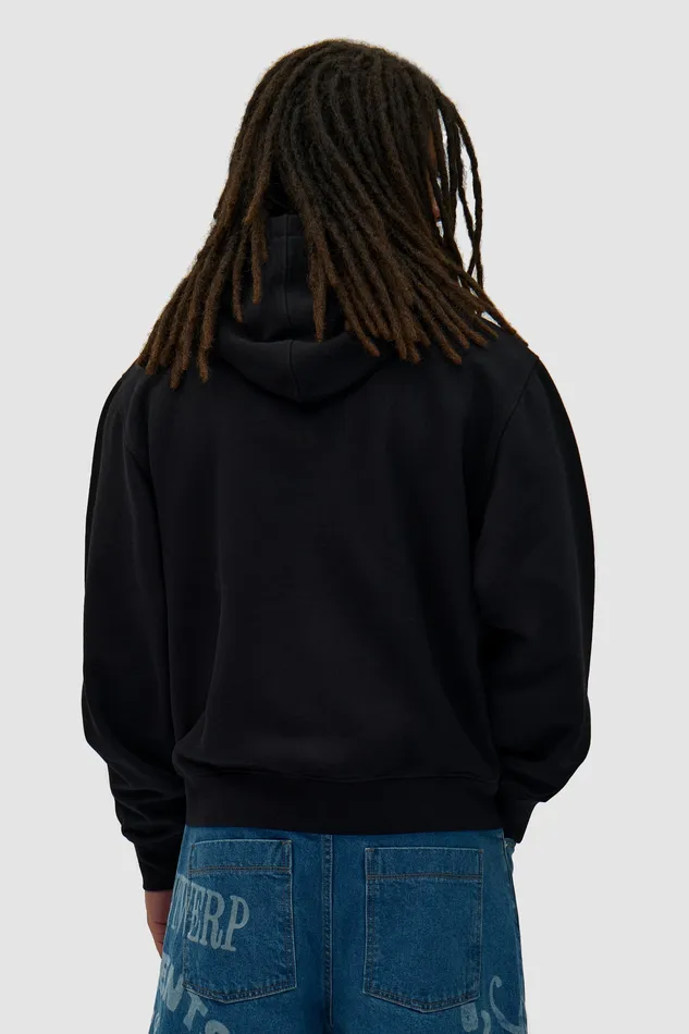 Sweats capuche Arte Antwerp Men Sweat capuche zipp Energy Noir