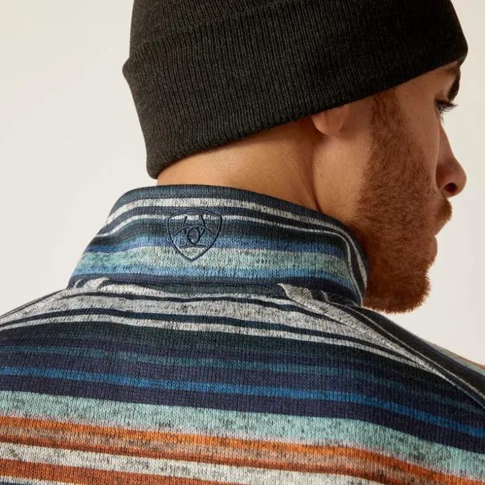 Sweatshirts and Hoodies Men Ariat Caldwell Full Zip Jetty Gray Heather Sweatshirts and Hoodies Men Ariat Caldwell Full Zip Jetty Gray Heather