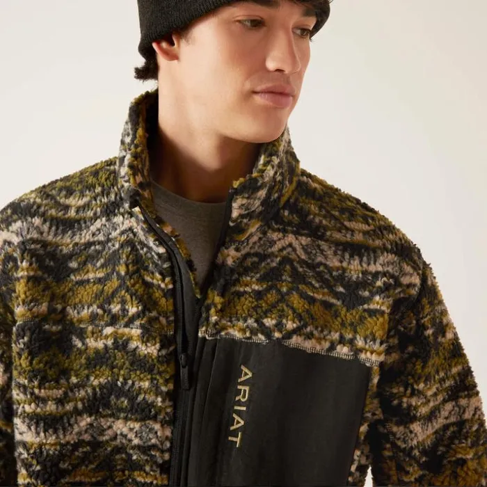 Sweatshirts and Hoodies Men Ariat Mammoth Sweater Olive Leaf Sweatshirts and Hoodies Men Ariat Mammoth Sweater Olive Leaf