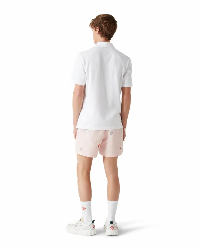 Swimwear Men Casablanca Paris Embroidered Motif Swim Shorts