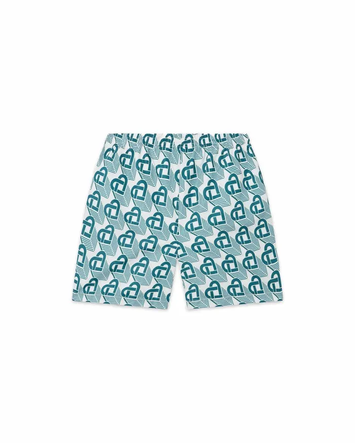 Swimwear Men Casablanca Paris Heart Monogram Swim Trunks Swimwear Men Casablanca Paris Heart Monogram Swim Trunks