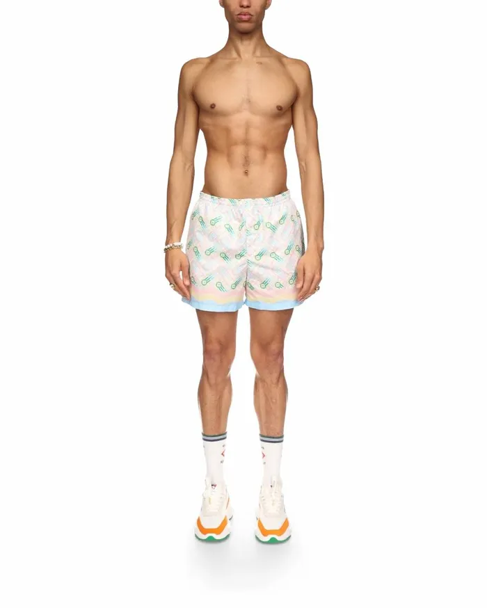 Swimwear Men Casablanca Paris Ping Pong Swim Trunks Swimwear Men Casablanca Paris Ping Pong Swim Trunks