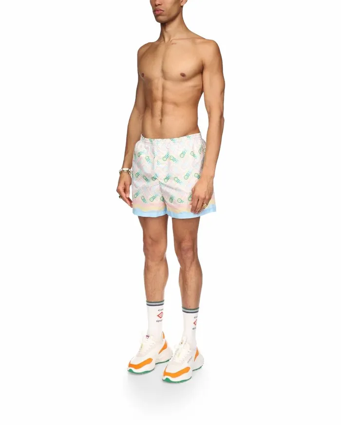 Swimwear Men Casablanca Paris Ping Pong Swim Trunks Swimwear Men Casablanca Paris Ping Pong Swim Trunks