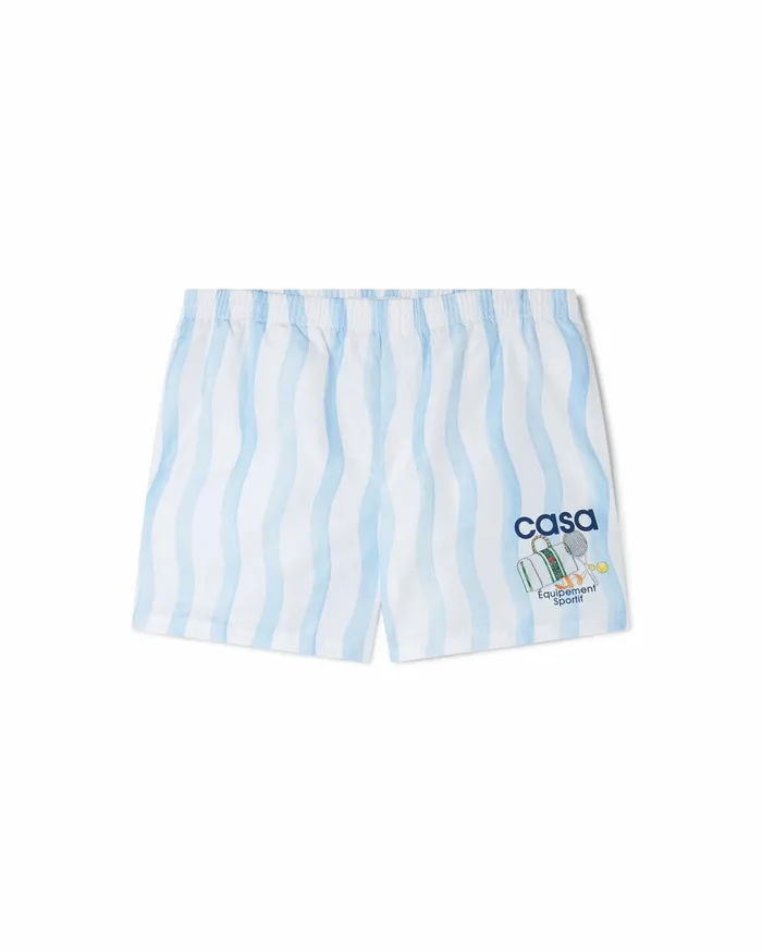 Swimwear Men Casablanca Paris Wave Swim Trunks