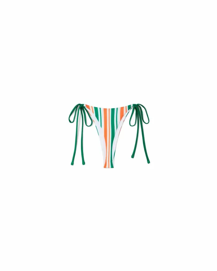 Swimwear Women Casablanca Paris Striped String Bikini Bottom