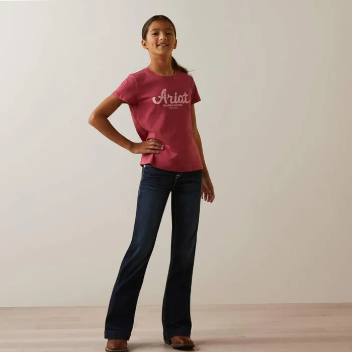 TShirts and Polos Kids Ariat Durable Goods Tee Earth Red