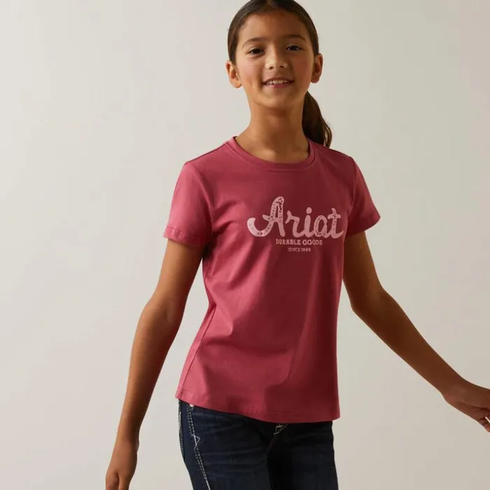 TShirts and Polos Kids Ariat Durable Goods Tee Earth Red