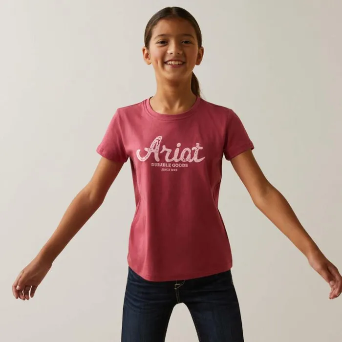 TShirts and Polos Kids Ariat Durable Goods Tee Earth Red