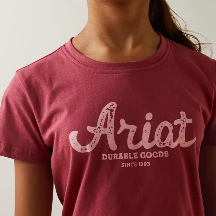 TShirts and Polos Kids Ariat Durable Goods Tee Earth Red