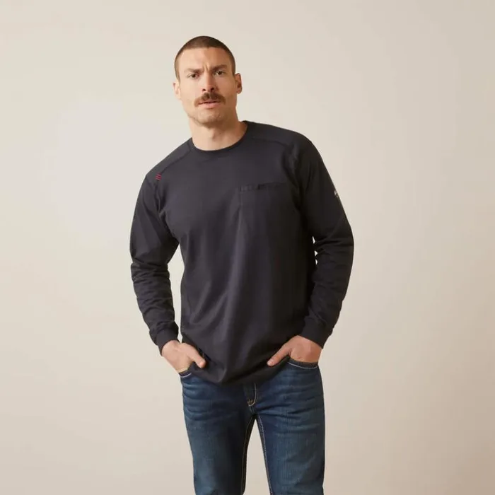 TShirts and Polos Men Ariat FR Air Shock Fire TShirt Black TShirts and Polos Men Ariat FR Air Shock Fire TShirt Black