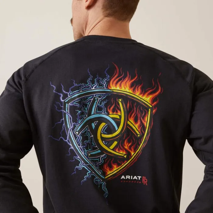 TShirts and Polos Men Ariat FR Air Shock Fire TShirt Black TShirts and Polos Men Ariat FR Air Shock Fire TShirt Black