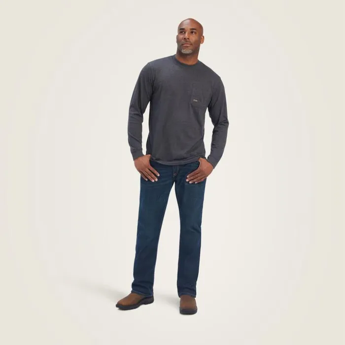 TShirts and Polos Men Ariat Rebar Cotton Strong American Raptor TShirt Charcoal Heather TShirts and Polos Men Ariat Rebar Cotton Strong American Raptor TShirt Charcoal Heather