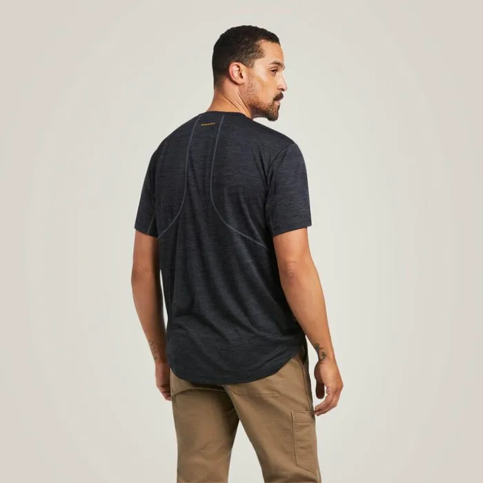 TShirts and Polos Men Ariat Rebar Evolution Athletic Fit TShirt Black
