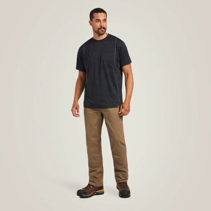 TShirts and Polos Men Ariat Rebar Evolution Athletic Fit TShirt Black