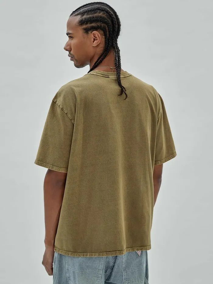 TShirts and Tanks GUESS Men GUESS Originals Triangle Tee Taupe Gray Multi TShirts and Tanks GUESS Men GUESS Originals Triangle Tee Taupe Gray Multi