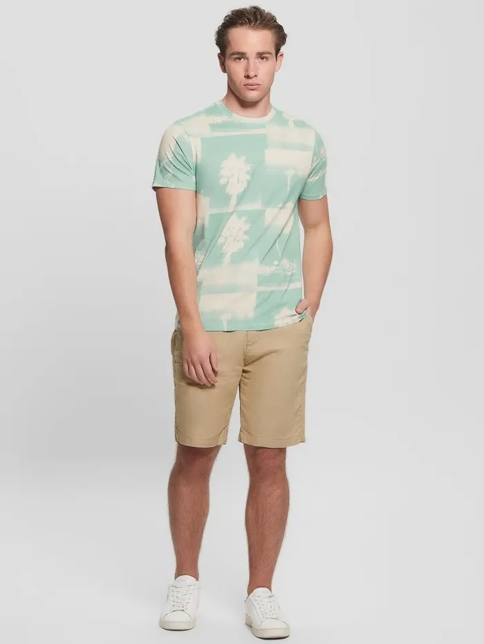 TShirts and Tanks Men Eco Basic La Palms Tree Tee Lagoon Fog GUESS TShirts and Tanks Men Eco Basic La Palms Tree Tee Lagoon Fog GUESS