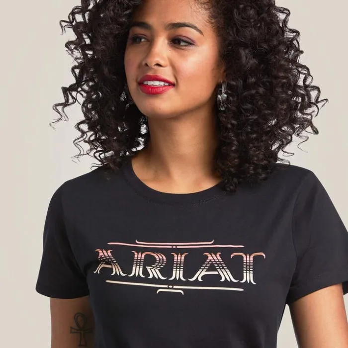 TShirts and Tops Women Ariat Ariat Serape Style TShirt Black TShirts and Tops Women Ariat Ariat Serape Style TShirt Black