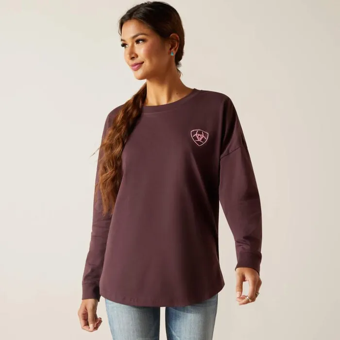 TShirts and Tops Women Ariat Ariat TShirt Clove Brown TShirts and Tops Women Ariat Ariat TShirt Clove Brown