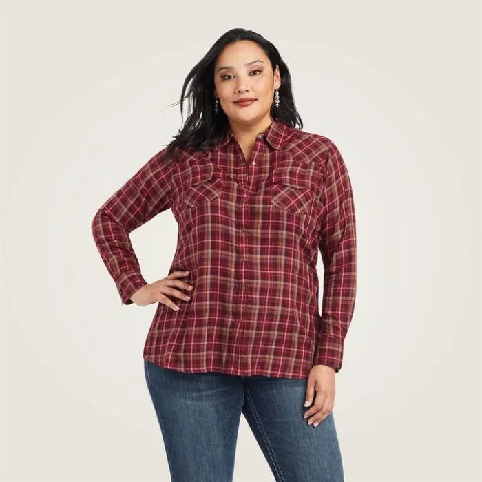 TShirts and Tops Women Ariat REAL Trail Blaze Shirt Trailblaze Plaid TShirts and Tops Women Ariat REAL Trail Blaze Shirt Trailblaze Plaid