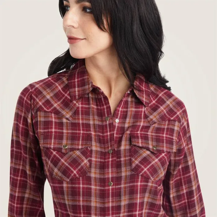 TShirts and Tops Women Ariat REAL Trail Blaze Shirt Trailblaze Plaid TShirts and Tops Women Ariat REAL Trail Blaze Shirt Trailblaze Plaid