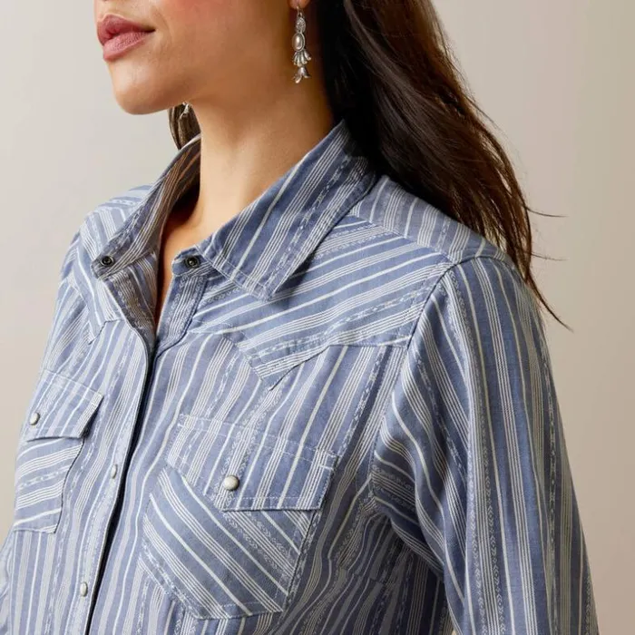 TShirts and Tops Women Ariat Windward Shirt Windward Dobby Stripe TShirts and Tops Women Ariat Windward Shirt Windward Dobby Stripe