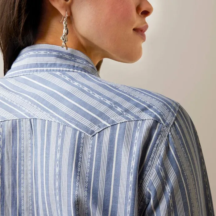 TShirts and Tops Women Ariat Windward Shirt Windward Dobby Stripe TShirts and Tops Women Ariat Windward Shirt Windward Dobby Stripe