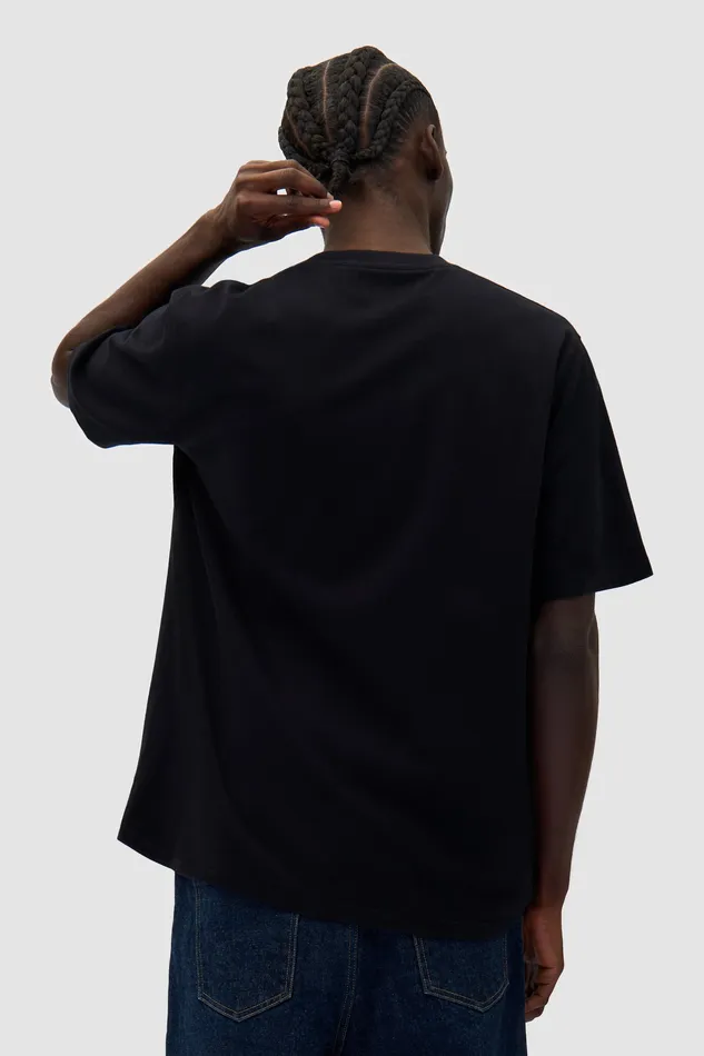 Tshirts Arte Antwerp Men Tshirt Bird Logo Big Bird Logo Noir