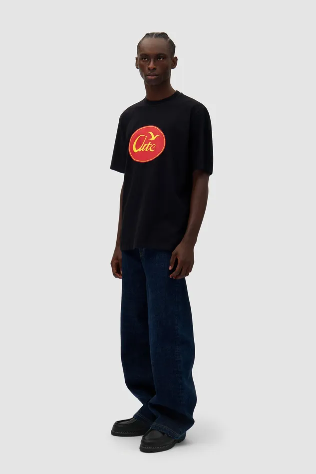Tshirts Arte Antwerp Men Tshirt Bird Logo Big Bird Logo Noir