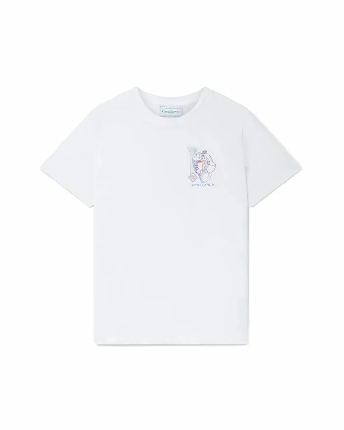 TShirts MenWomen Casablanca Paris Tennis Play In Progress TShirt