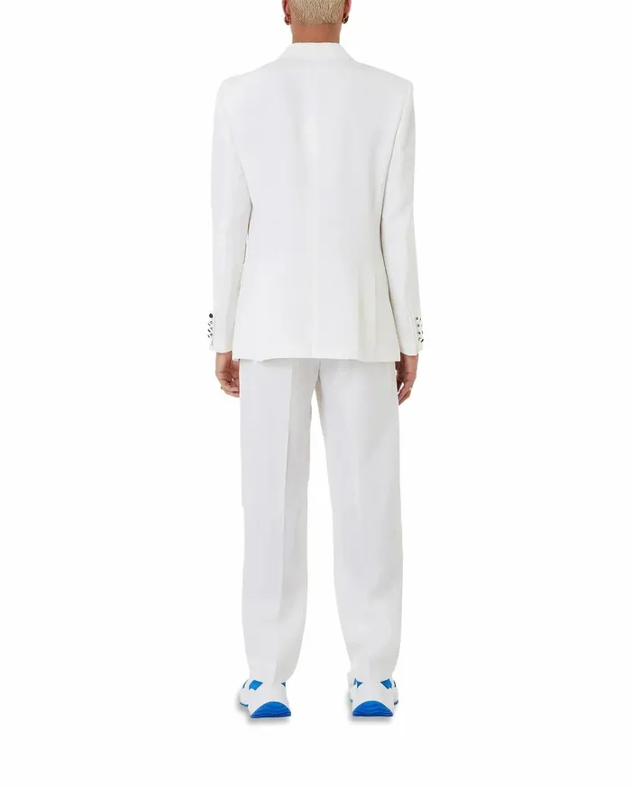 Tailoring Men Casablanca Paris OffWhite High Waisted Cummerbund Trousers
