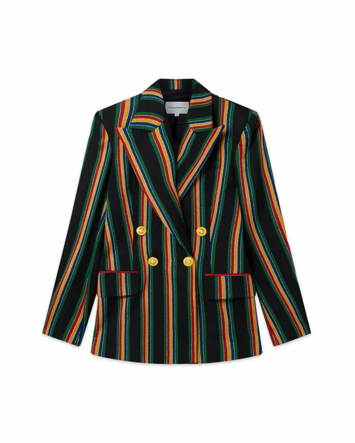 Tailoring Women Casablanca Paris Medallion Double Breasted Jacket