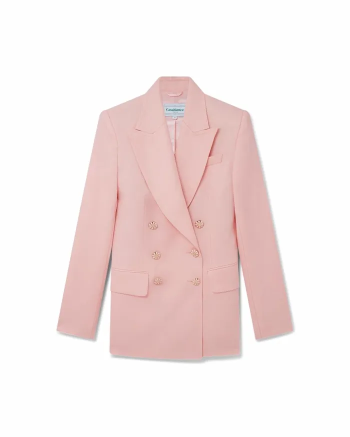 Tailoring Women Casablanca Paris Pink Double Breasted Jacket