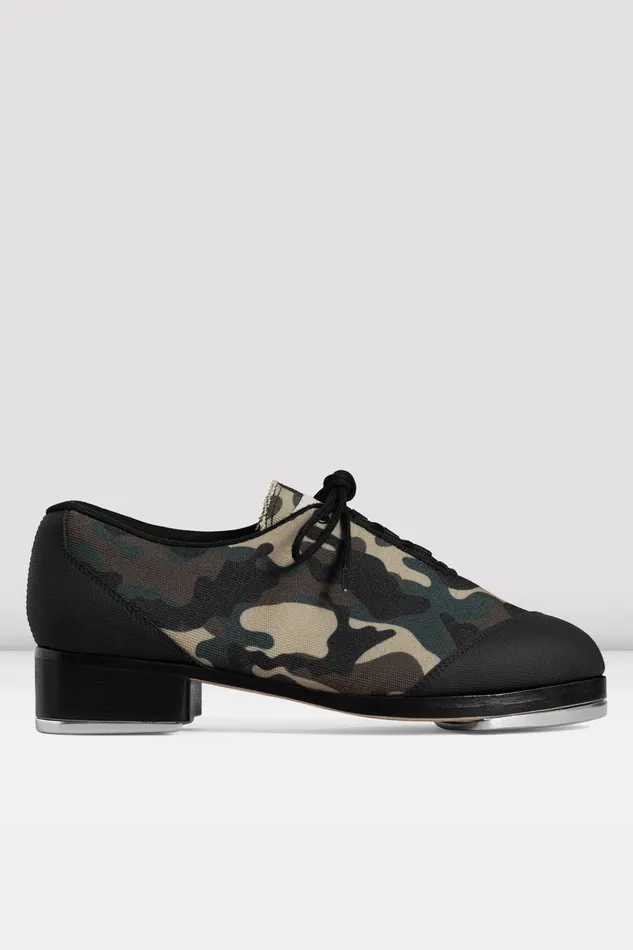 Tap Bloch Adult Ladies Brava Camo Tap Shoe Green Camo
