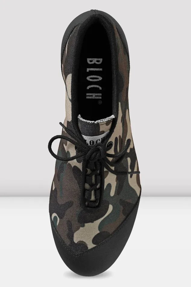 Tap Bloch Adult Ladies Brava Camo Tap Shoe Green Camo Tap Bloch Adult Ladies Brava Camo Tap Shoe Green Camo