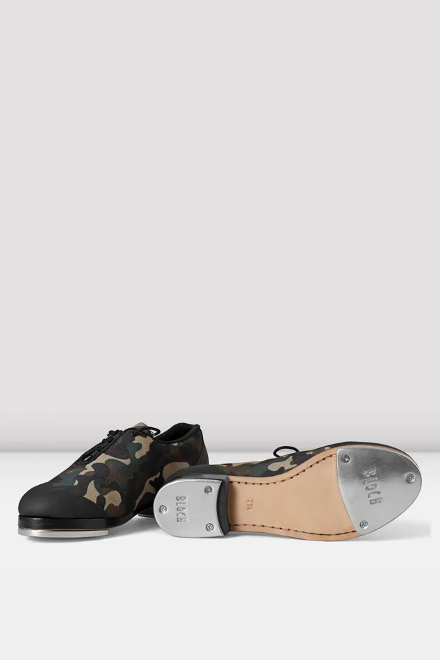 Tap Bloch Adult Ladies Brava Camo Tap Shoe Green Camo Tap Bloch Adult Ladies Brava Camo Tap Shoe Green Camo