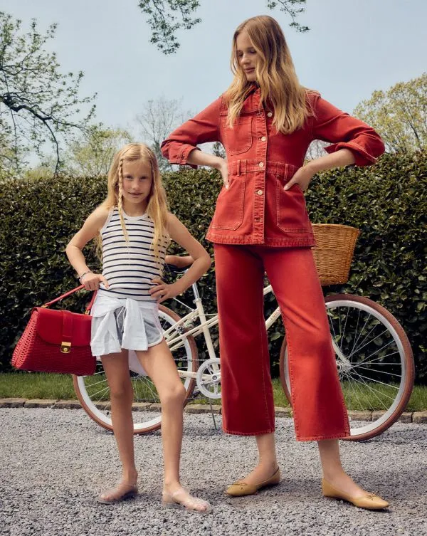 Taylor Cropped WideLeg Jean Brick Red Women Veronica Beard Jeans Taylor Cropped WideLeg Jean Brick Red Women Veronica Beard Jeans