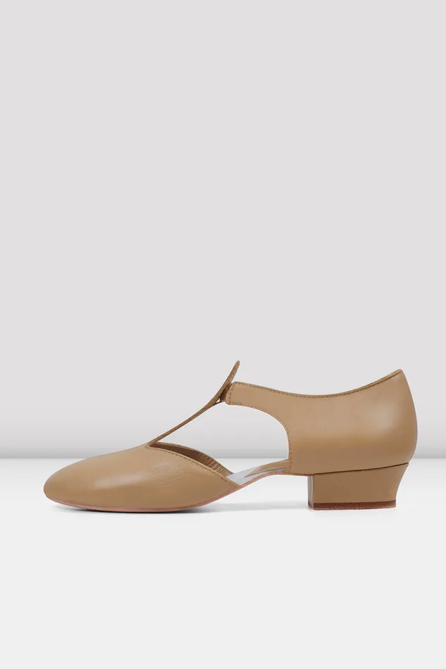 Teaching Ladies Grecian Sandal Teaching Shoes Tan Leather Bloch Adult