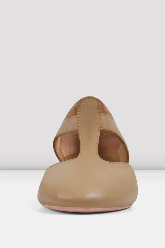 Teaching Ladies Grecian Sandal Teaching Shoes Tan Leather Bloch Adult