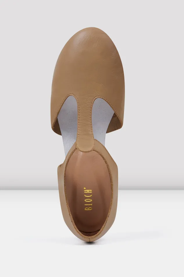 Teaching Ladies Grecian Sandal Teaching Shoes Tan Leather Bloch Adult