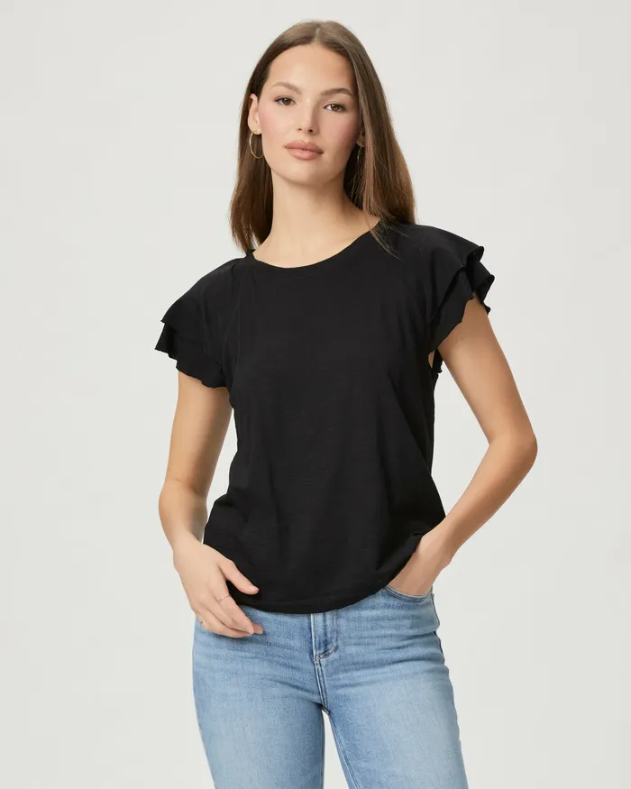 Tees and Tanks Linnea Top 8211 Faded Black PAIGE Women