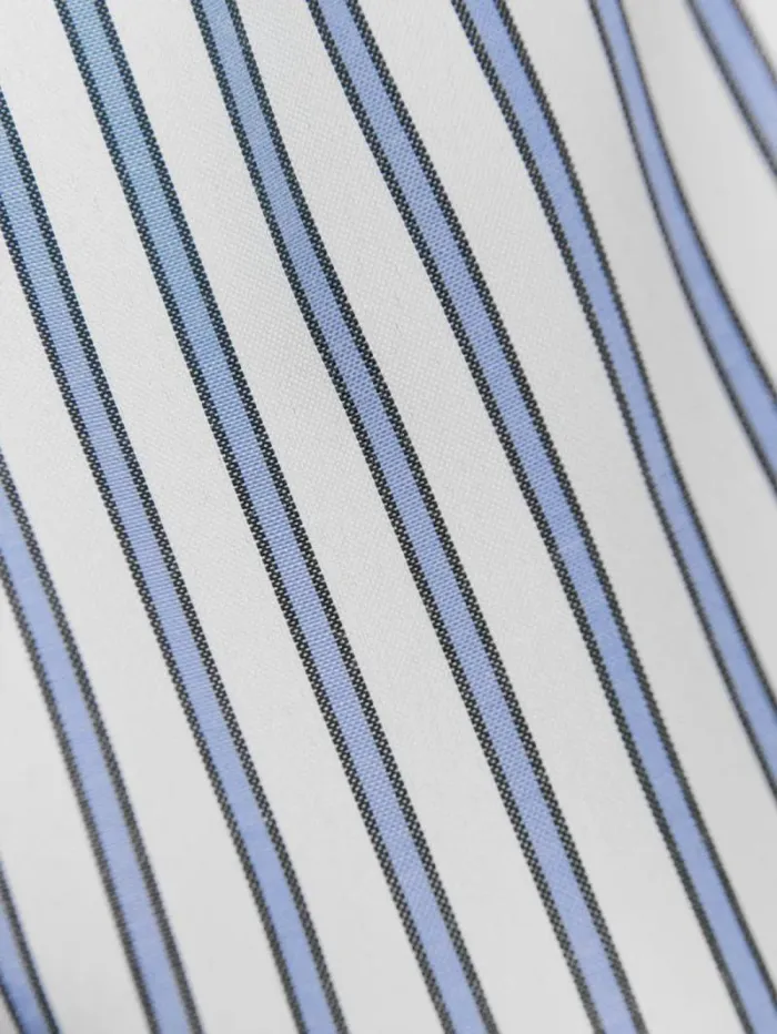 The Reformation Andy Oversized Shirt Baby Blue Stripe 8211 Clothing