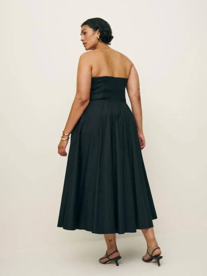 The Reformation Astoria Dress Es Black 8211 Clothing