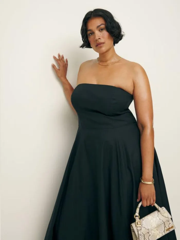 The Reformation Astoria Dress Es Black 8211 Clothing
