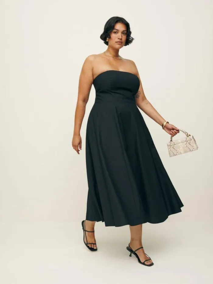 The Reformation Astoria Dress Es Black 8211 Clothing