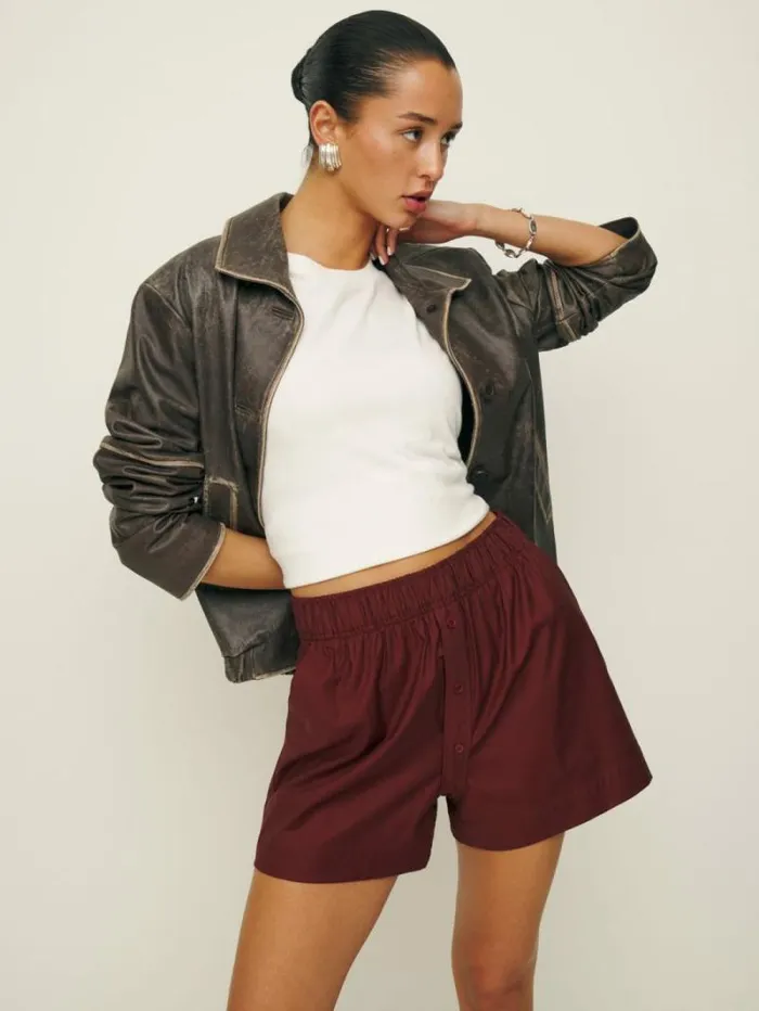 The Reformation Billy Short Chianti 8211 Clothing